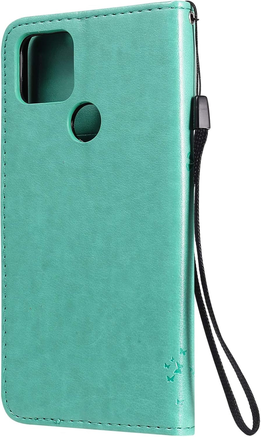 LEMAXELERS Google Pixel 4A 5G Case Embossed Wishing Tree Wallet Shockproof Case Flip Premium PU Leather Magnetic Card Slots with Stand Cover for Google Pixel 4A 5G / Pixel 5 XL Wishing Tree Green KT  LEMAXELERS   