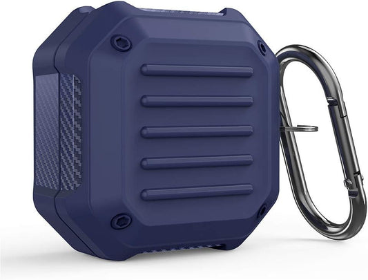 GMYLE Armor Case Compatible with Samsung Galaxy Buds Live 2020 / Galaxy Buds Pro 2021, Hard Shell Defender Bumper Protective Shockproof Earbuds Wireless Charging Case Cover Skin (Blue)  GMYLE   