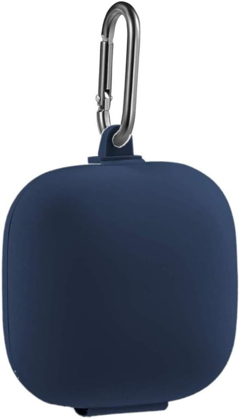 Saharacase Silicone Protective Case for Beats by Dr. Dre Powerbeats Pro with Carabiner Clip Rugged Protection Antislip Grip Easy Carrying Slim (Black)  ZERODAMAGE SAHARA CASE Navy  