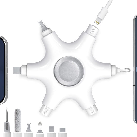 Phone Cleaning Kit Iphone Cleaner Earbuds Cleaner Kit- Repair Charging Port, Lightning Cables(And Type C), Speaker, Electonic Cleaner Tool for All Devices Cellphone Airpods Ipad  Grete Gotye   
