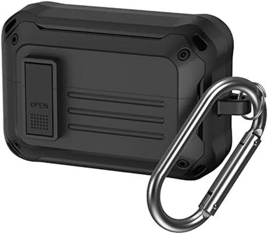 AIBEAMER Case for Sony WF-1000XM4 (2021), Secure Lock Cases Compatible with XM4 Protective Cover with Carabiner (Black)  AIBEAMER   