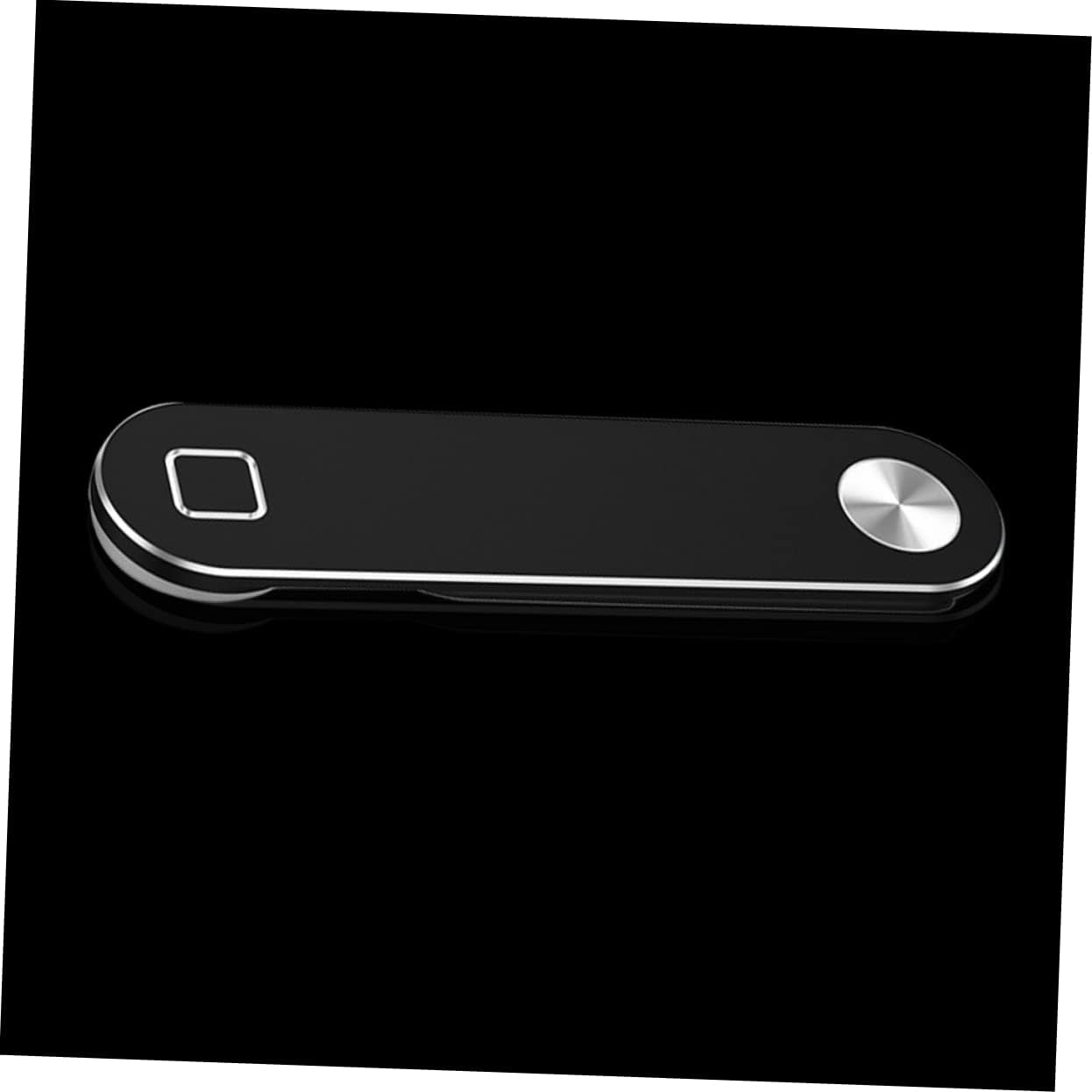 STOBOK 1 Set Flat Expansion Bracket Laptop Mobile Holder Magnetic Tablet Mount Metal Holder Tablet Holders Laptop Phone Mount Magnetic Cell Phone Stand Black Mounting Clip Computer  STOBOK   