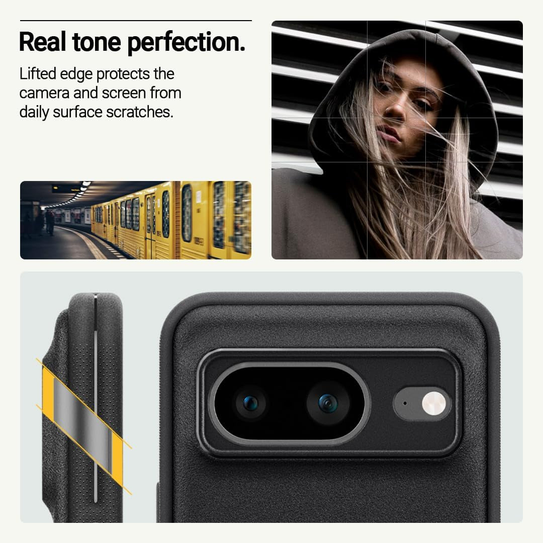 Caseology Athlex Grippable Protective Case Compatible with Google Pixel 8 Case 5G [Military Grade Drop Tested](2023) - Active Black  Caseology   