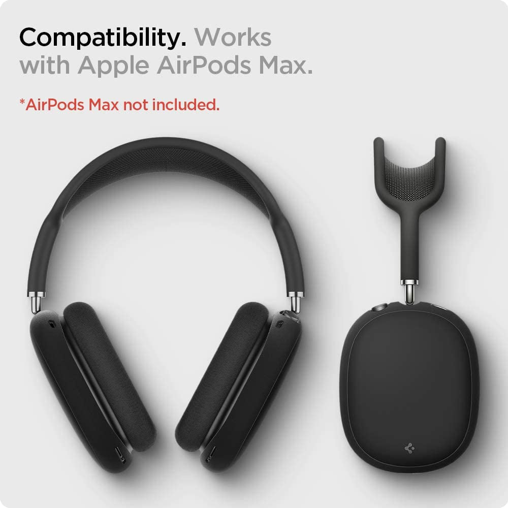 Spigen Silicone Fit Designed for Airpods Max Case Cover Protective Silicone Ear Cup Covers - Black  Spigen   