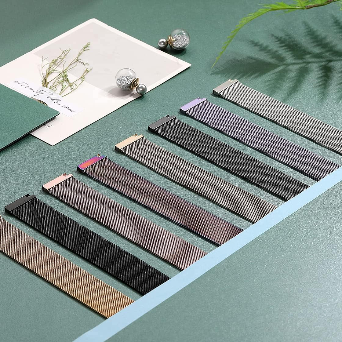 ZWGKKYGYH Compatible with Fitbit Versa 2 Bands for Women Men, Stainless Steel Metal Mesh Replacement Band Accessories Bracelet Strap with Magnet Lock for Fitbit Versa/Versa Lite SE…  ZWGKKYGYH   