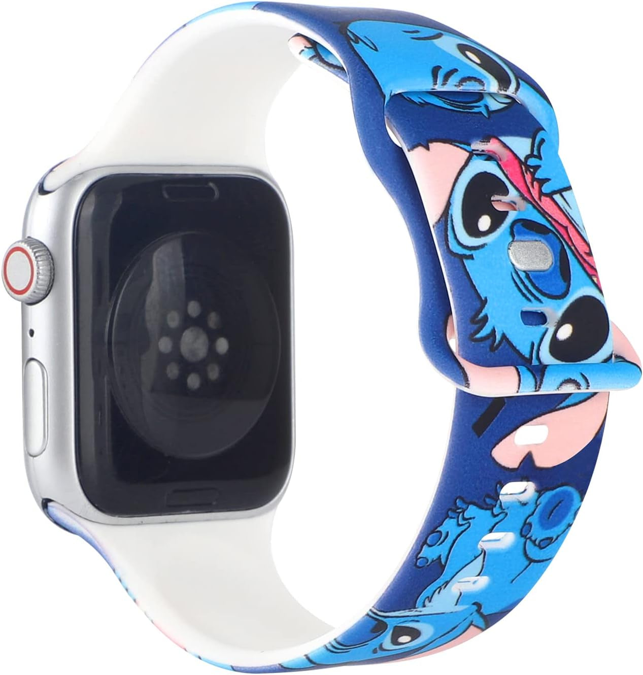 Onederhome Band Compatible with Apple Watch Bands 38 40 41Mm, Cartoon Silicone Printed Fadeless Cute Band for Girl Boy Iwatch Series 7 6 5 4 3 2 Se (KN, 38/40/41Mm)  OnederHome SD 38/40/41mm 