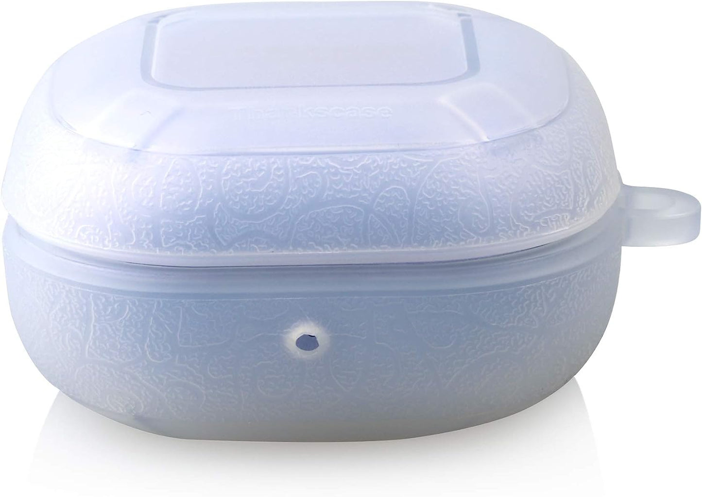 Thankscase Relief Texture Design for Galaxy Buds2, Galaxy Buds Pro Case/Galaxy Buds Live Case Cover Two-Piece Shockproof TPU Protective Case Support Wireless Charging LED Visible Cover, Matte  Thankscase   