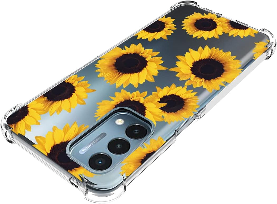 Zoeirc Case for Oneplus Nord N200 5G Case, Oneplus N200 5G Clear Case for Girls Women, Soft TPU Shockproof Protective Transparent Case Cover for Oneplus Nord N200 5G (Sunflower)  Zoeirc   