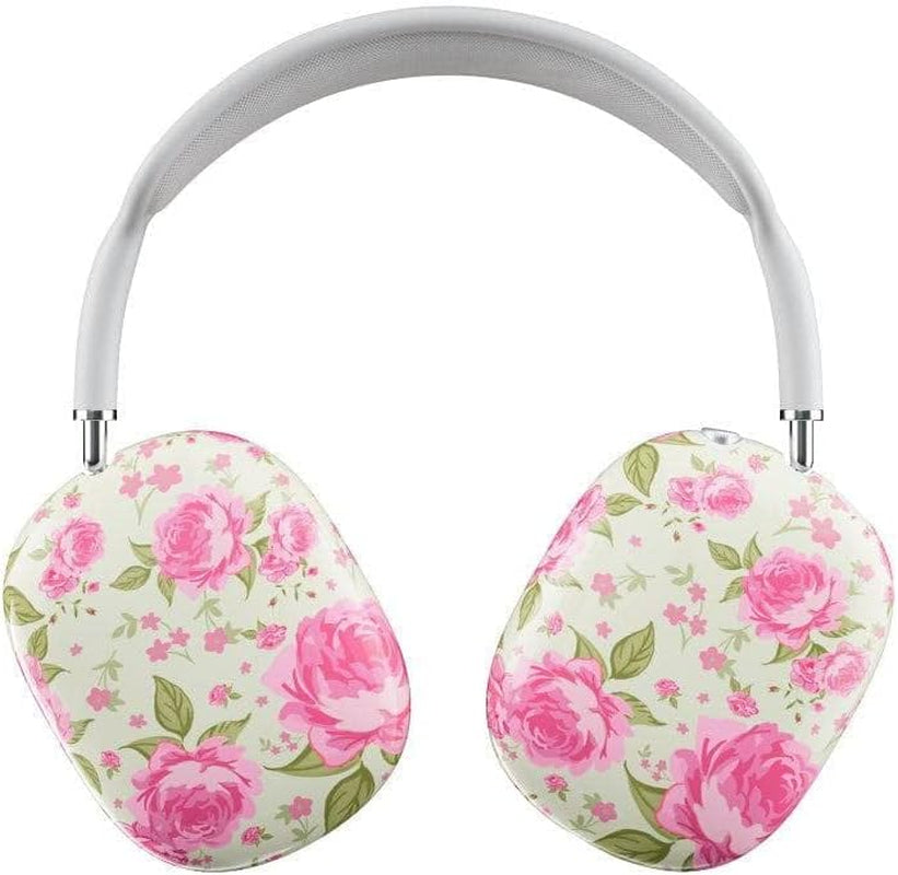 Wildflower Limited Edition Airpods Max Case Full Protective Cover, Pink Posie Rosie  Wildflower Peony Floral  