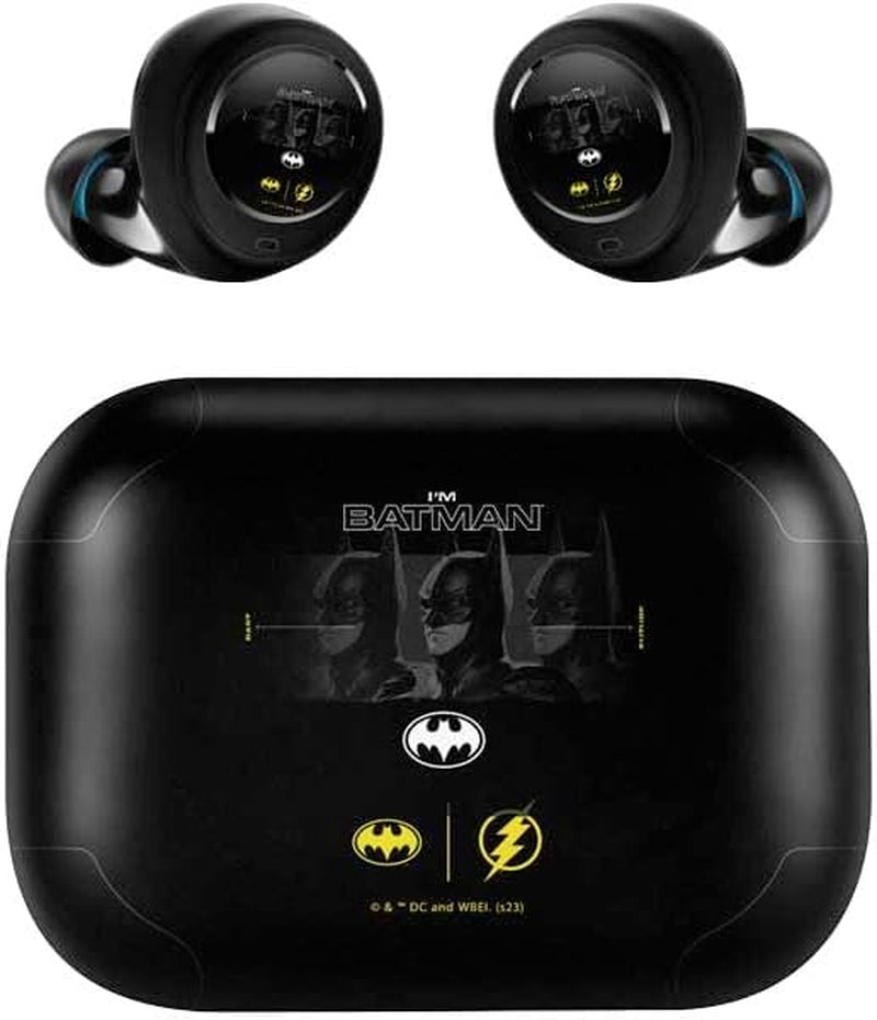 Skinit Decal Skin Compatible with Echo Buds - Officially Licensed Warner Bros the Flash Movie: I Am Batman past to Future Design  Skinit   