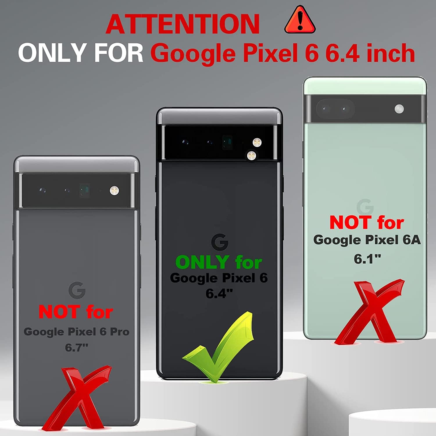 ANTSHARE for Google Pixel 6 Case with Screen Protector, Military Grade Dual Layer Shockproof Heavy Duty Protective Phone Case with Magnetic Kickstand Car Mount Holder for Pixel 6 5G 2021 6.4’’(Black)  ANTSHARE   