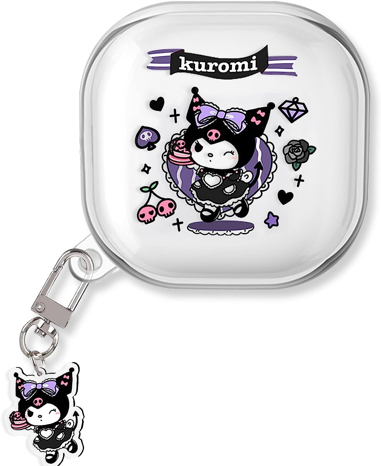 Cute Case for Samsung Galaxy Buds 2 Pro Case (2022) Buds 2 Case/Buds Pro Case/Buds Live Case with Cartoon Kawaii Anime Kulomi Pattern for Women Girls Kids Clear Soft Silicone Cover Skin  DiyGody   