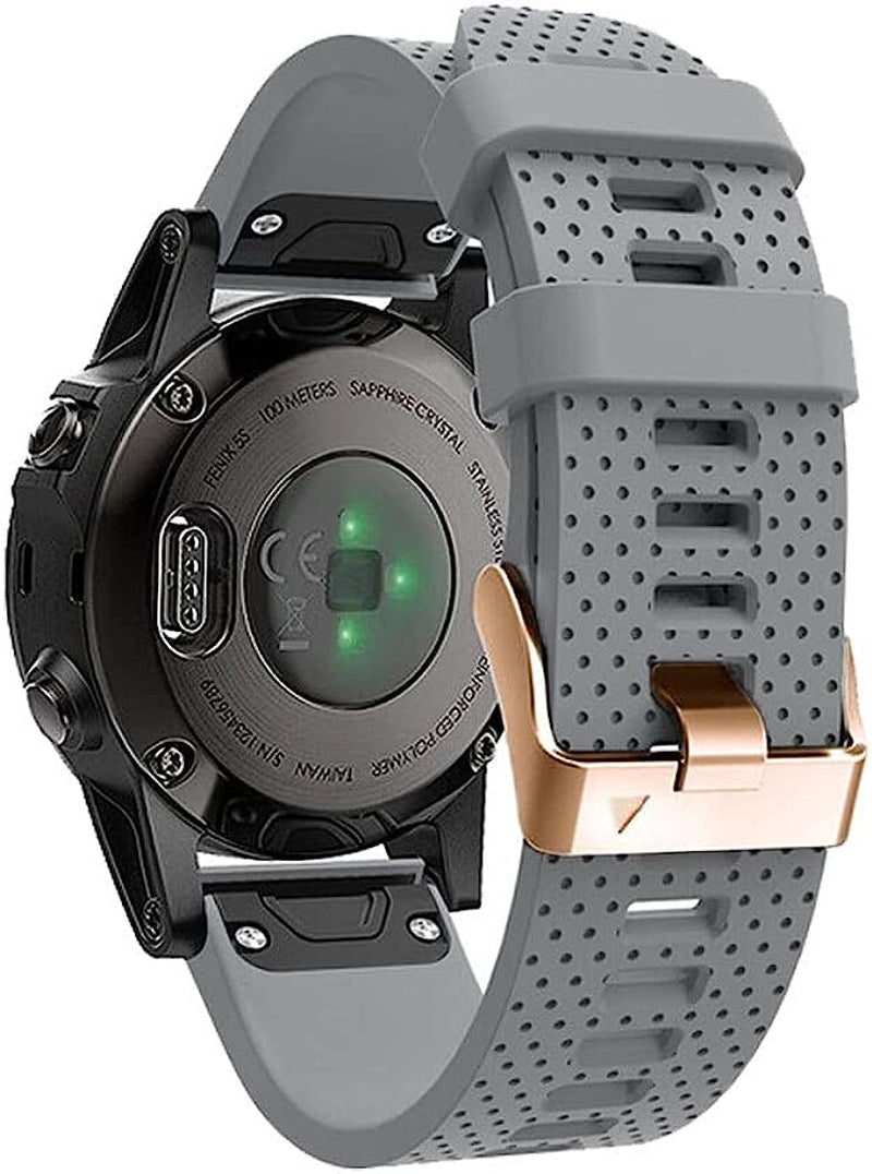 LKDJNC 20Mm for Fenix 6S 5S Smart Watch Strap Silicone Band for Garmin Fenix 5X 5 plus 6X 6 Pro Quick Release Wristband Bracelet Correa  LKDJNC C 20mm Fenix 6SPro 