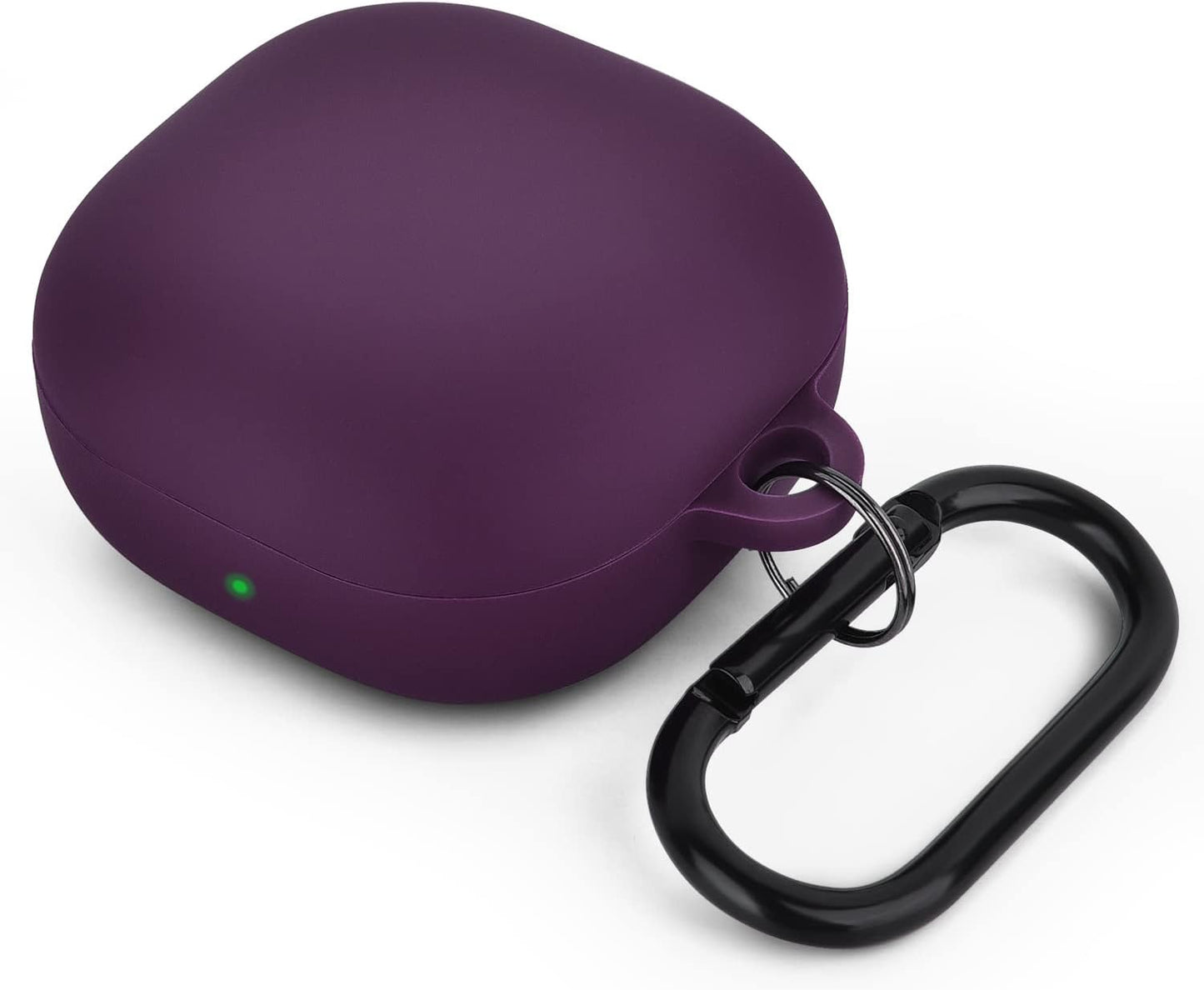 AIRSPO Silicone Case Compatible with Samsung Galaxy Buds 2 Pro/Galaxy Buds 2/ Galaxy Buds Pro/Galaxy Buds Live Case （Grey）  AIRSPO Dark Purple  