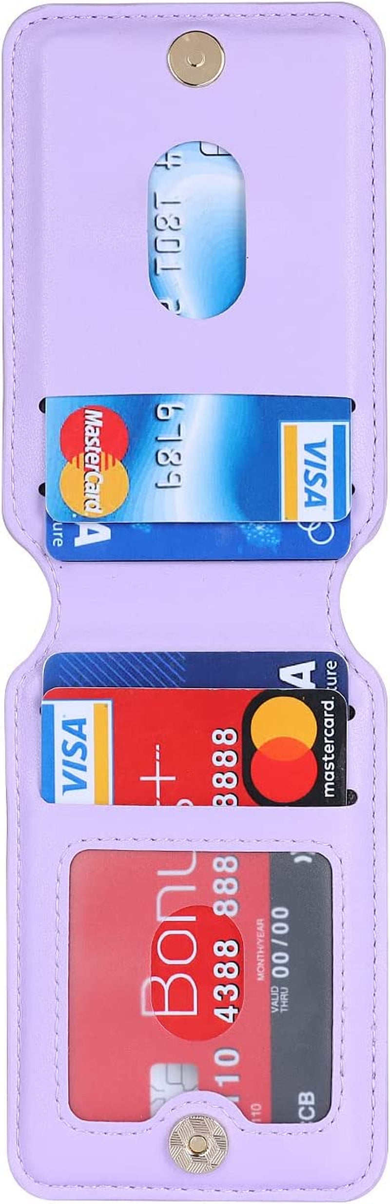 Cavor for Apple Wallet Magsafe Magnetic Phone Magsafe Wallet 14 Pro Max/14 Pro/14/14 Plus/13/12 Magsafe Card Holder,Phone Mag Safe Wallet as Credit for Iphone 14/13/12 Mini Series,Purple  Cavor   