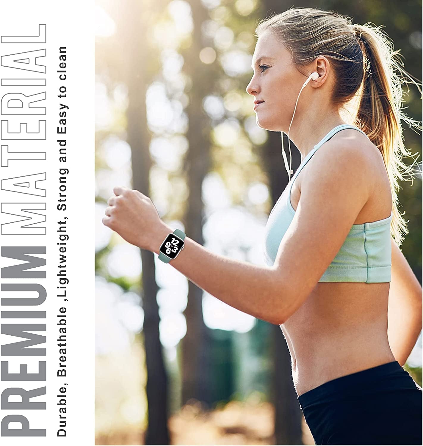 15 Pack Soft Silicone Bands Compatible with Apple Watch Band 40Mm 41Mm 38Mm 45Mm 44Mm 42Mm for Women Men,Waterproof Sport Iwatch Bands Replacement Strap Wristbands for Iwatch SE Series 8 7 6 5 4 3 2 1  SuperNaNa   