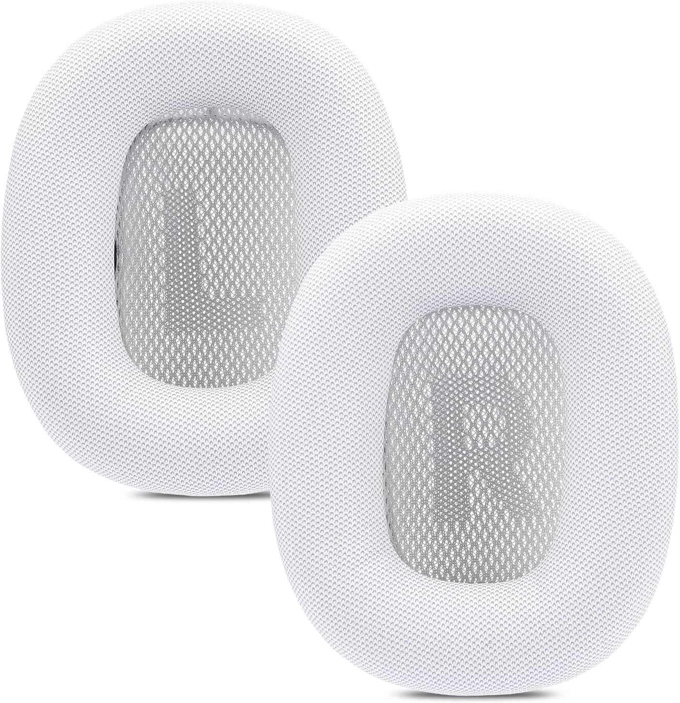 Damex Replacement Earpads for Apple Airpods Max Headphone, Protein Leather Ear Cushion (Gray)  amdjhiu n white  