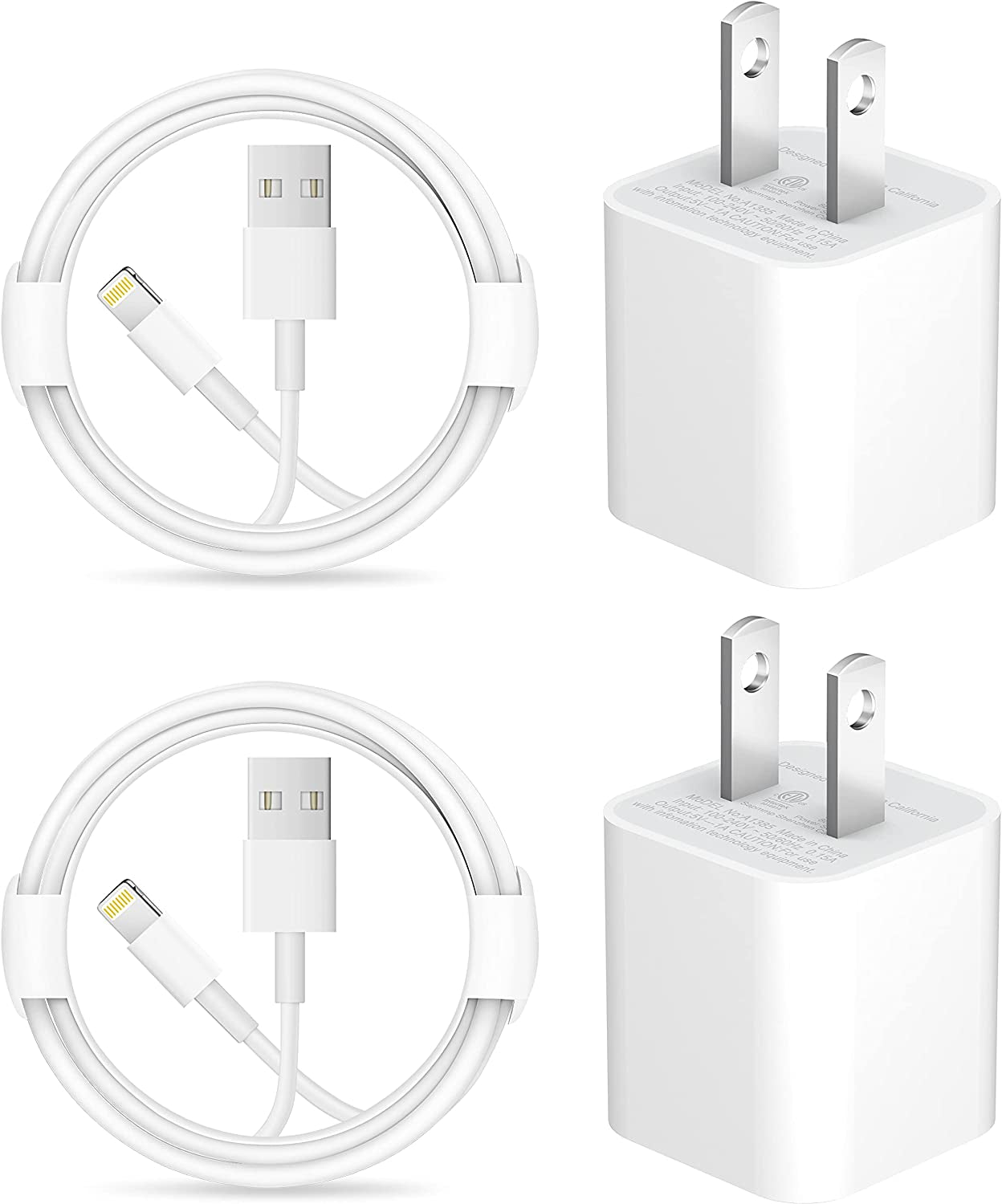 Iphone Charger【Apple Mfi Certified 】[2-Pack] USB Wall Charger Block and 6FT USB Fast Charging Cable Compatible with Iphone 14/14 Pro/14 Pro Max/14 Plus/13/12/11/Mini/Xs/Max/Xr/X/8/7/Se  Shenzhen Century Star Technology Co,. Ltd.   