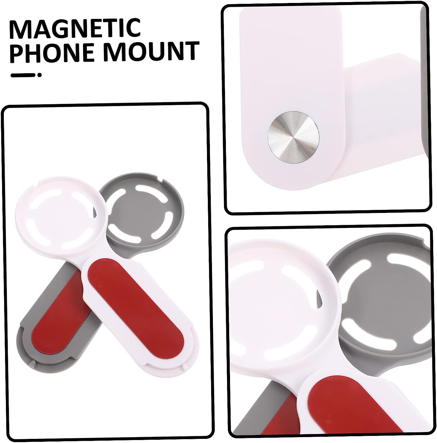 WOONEKY 2Pcs Mobile Phone Holder PC Laptop Magnetic Cell Phone Holder PC Stand Magnetic Laptop Shelf Mobile Phone Bracket Holder Phone Holder Mount Phone Laptop Stand Laptop Phone Mount  WOONEKY   