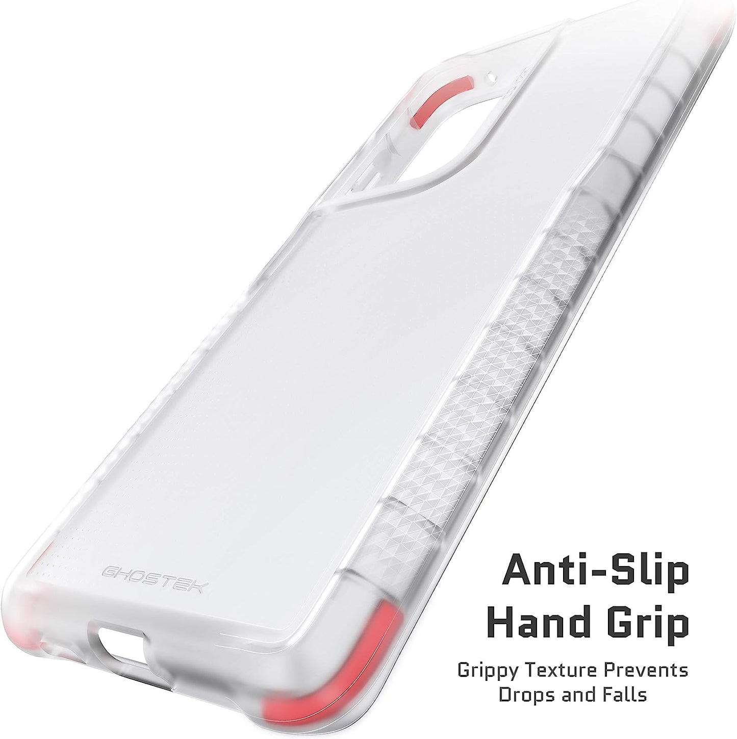 Ghostek COVERT Samsung S21 Ultra Case Clear Protective Phone Cover with Durable Slim Design Grip Heavy Duty Protection Wireless Charging Compatible 2021 Case for S21 Ultra 5G (6.8Inch) (Phantom Clear)  Ghostek   