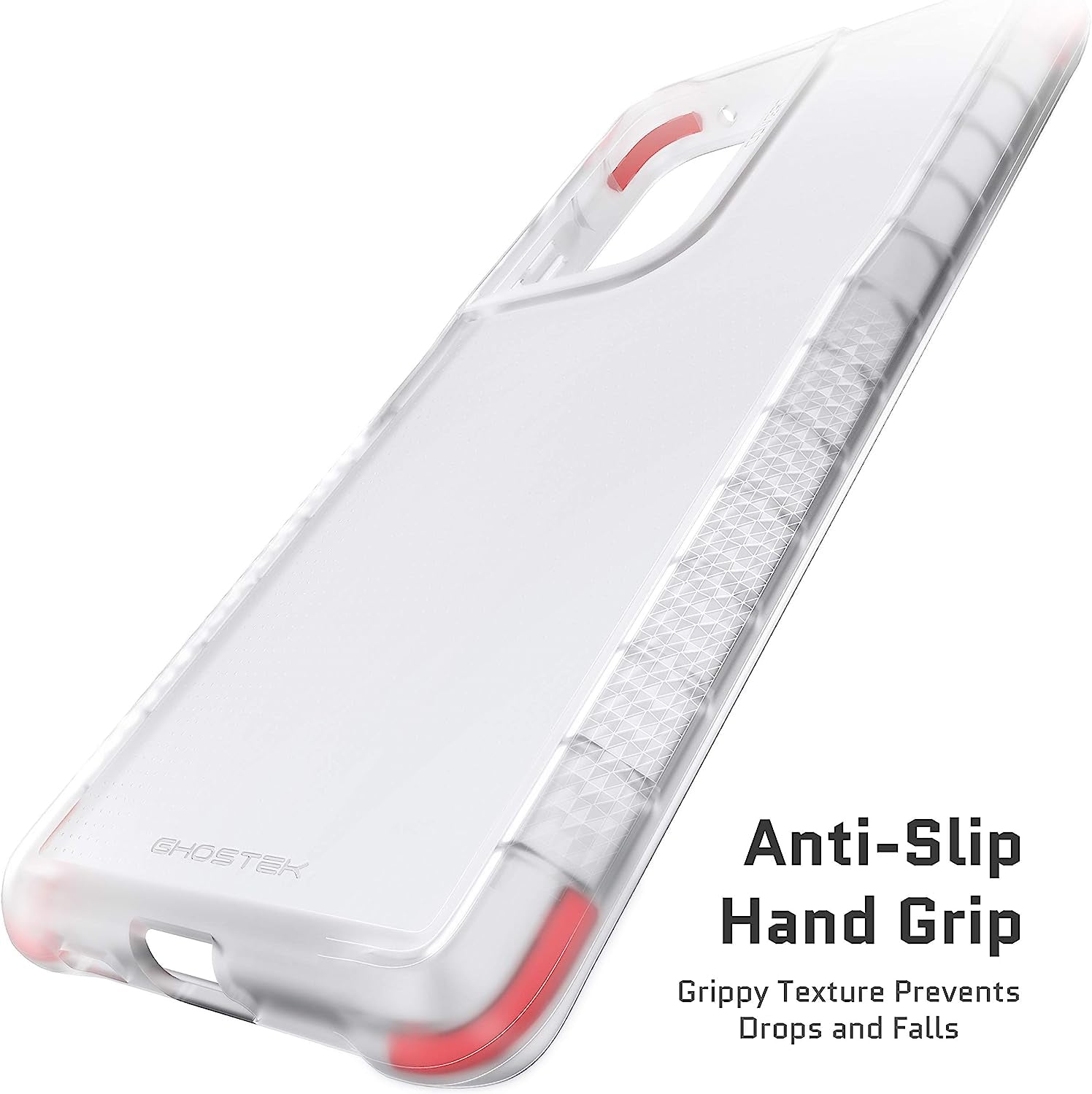 Ghostek COVERT Samsung S21 Ultra Case Clear Protective Phone Cover with Durable Slim Design Grip Heavy Duty Protection Wireless Charging Compatible 2021 Case for S21 Ultra 5G (6.8Inch) (Phantom Clear)  Ghostek   