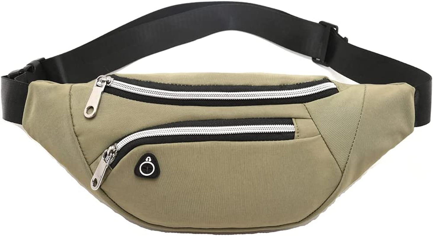 YUNGHE Waist Pack Bag for Men&Women - Fanny Pack for Workout Traveling Running.  YUNGHE (302)Khaki  