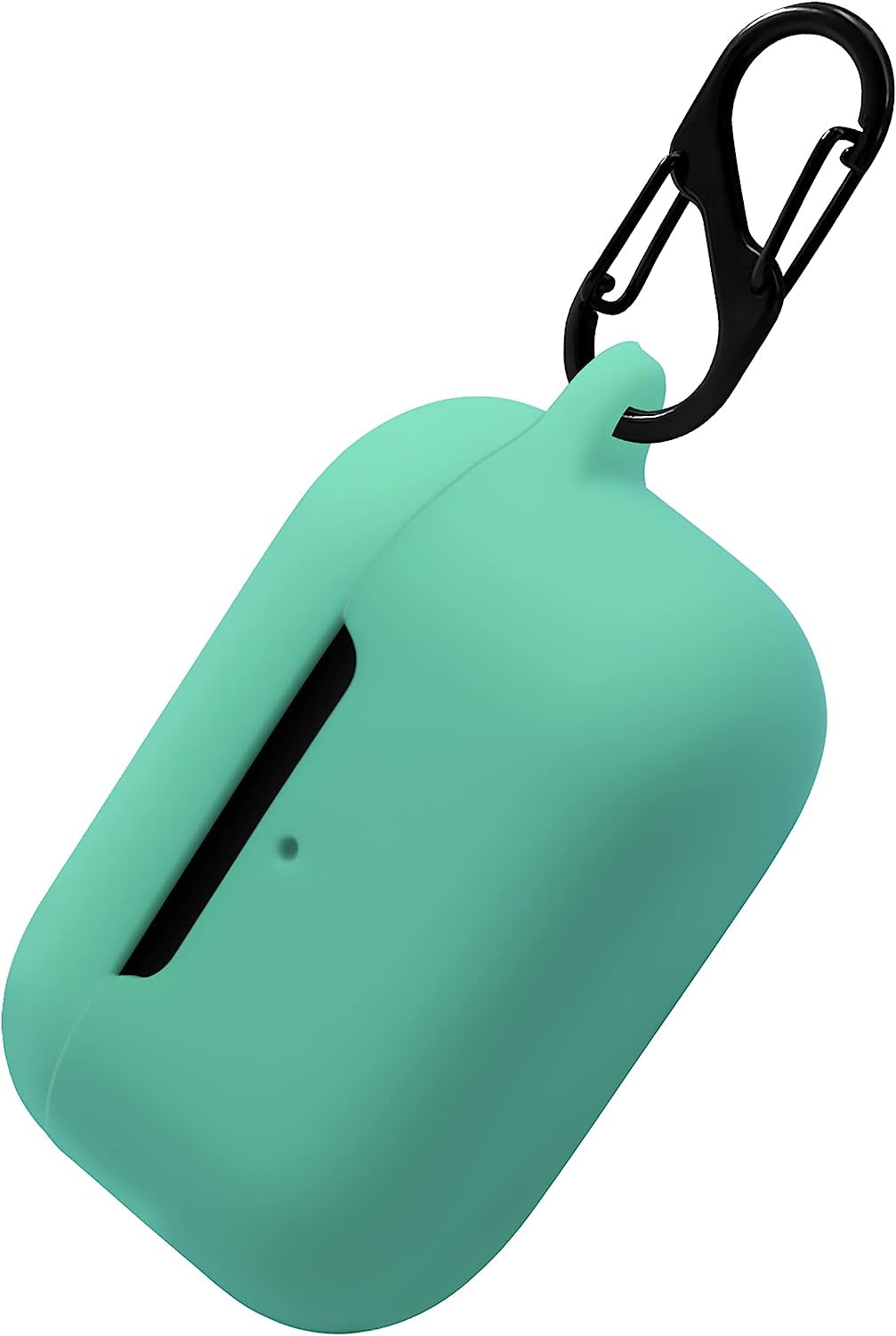 Geiomoo Silicone Carrying Case Compatible with Echo Buds 2Nd Gen, Portable Scratch Shock Resistant Cover with Carabiner (Teal)  Geiomoo   