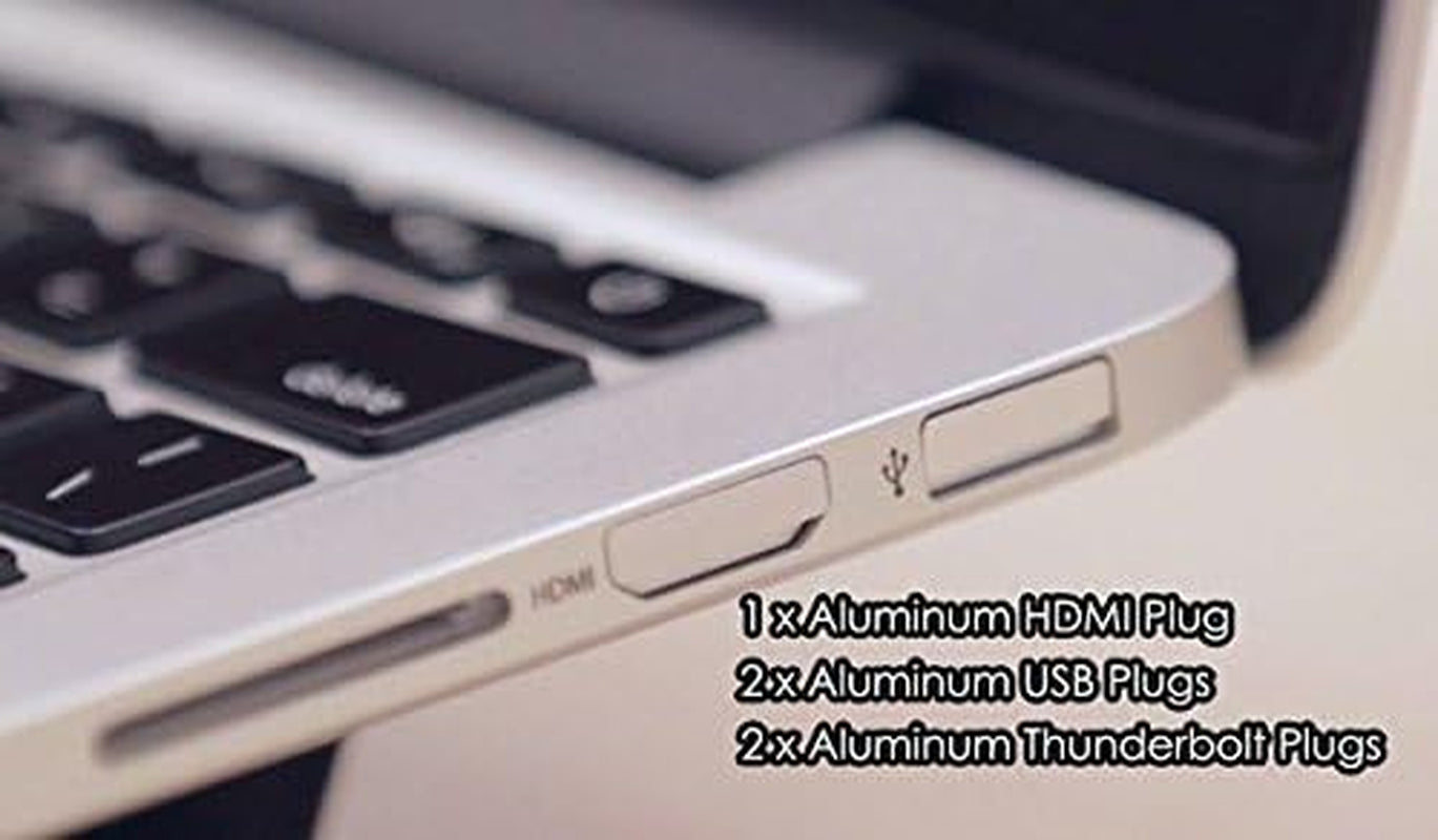 BASEQI Aluminum Dust Plugs (Ihut) for Macbook Pro Retina 13" & 15"  BASEQI   