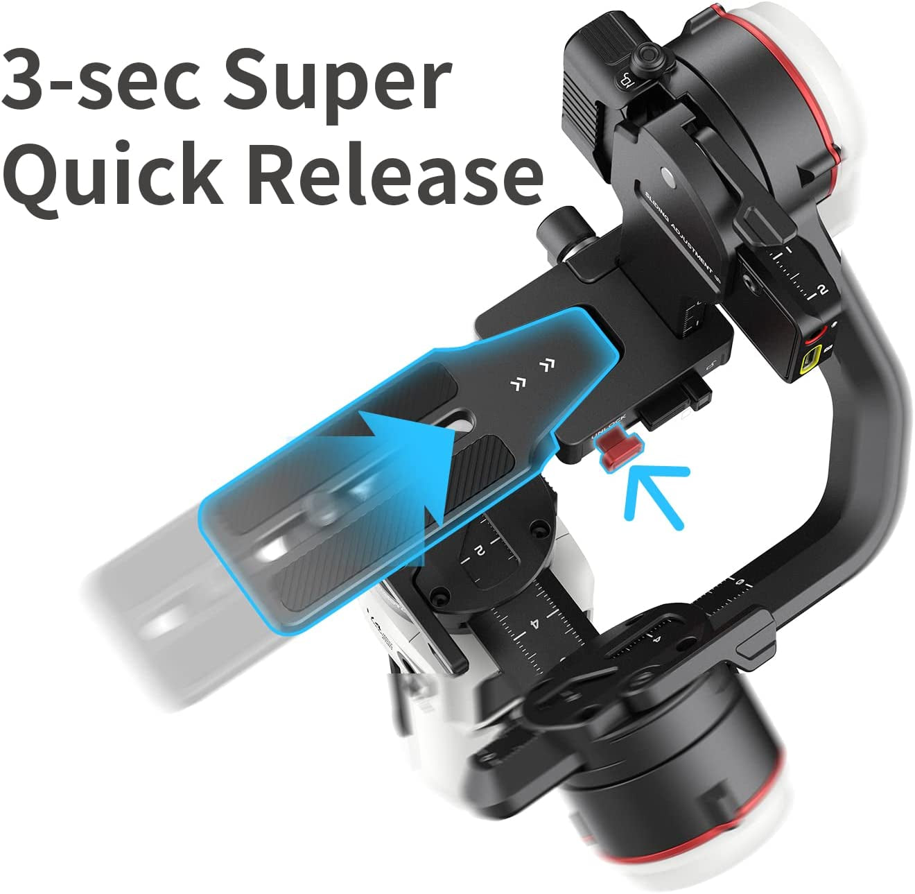 Zhiyun Crane M3 3-Axis Handheld Gimbal Stabilizer Crane M2 Upgraded for Mirrorless Cameras Smartphone Action Cameras with A6600, M50, R6, Gopro, Iphone 13/12 Max (Crane M3 Pro)  zhi yun   