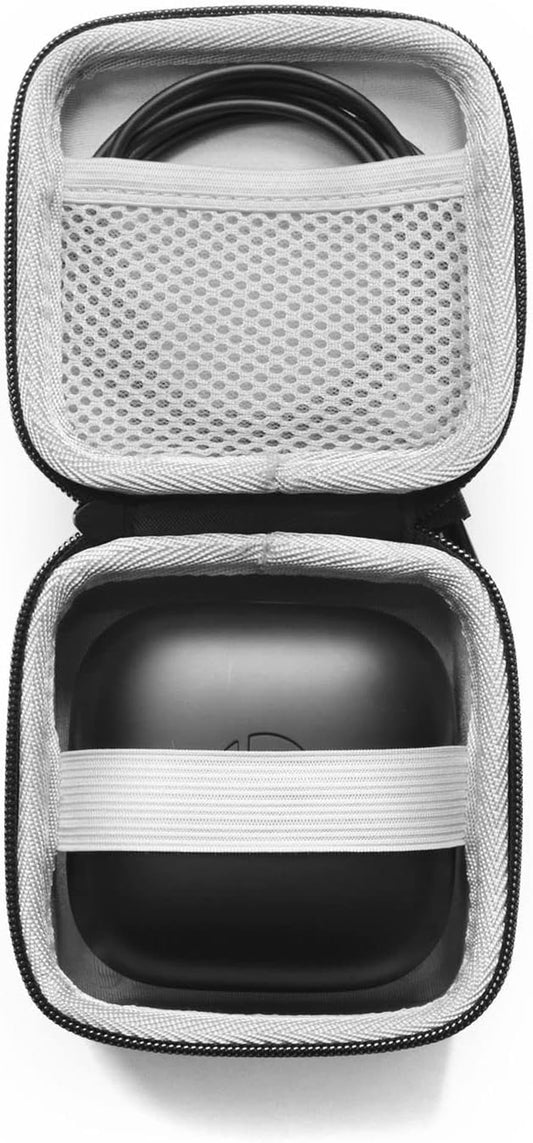 Hard Carrying Case with Handle Compatible with Beats Powerbeats Pro, Portable Earbuds Case, Black  Trussy BY   