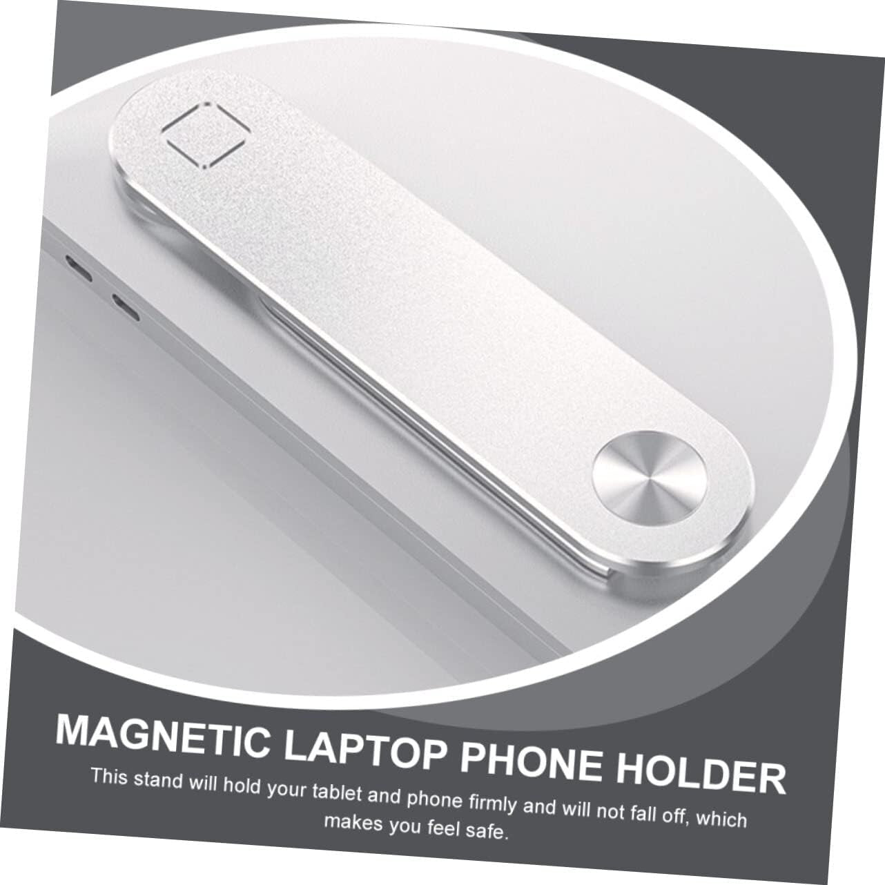 Tofficu Computer Phone Holder Roost Laptop Stand Magnetic Mount Rotating Stand 3Pcs Magnetic Laptop Stand Magnetic Computer Stand Laptop Holder for Lap Rotary Laptop Stand Laptop Stands  Tofficu   