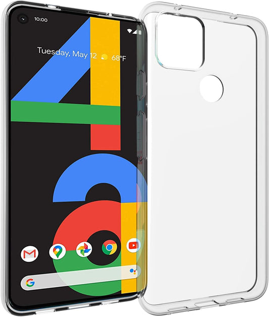 CAVEKEAP Google Pixel 4A 4G Case Clear,Slim Thin Soft Silicone TPU Flexible Skin Shockproof Anti-Scratch Protective Phone Cover, Crystal Clear  CAVEKEAP   