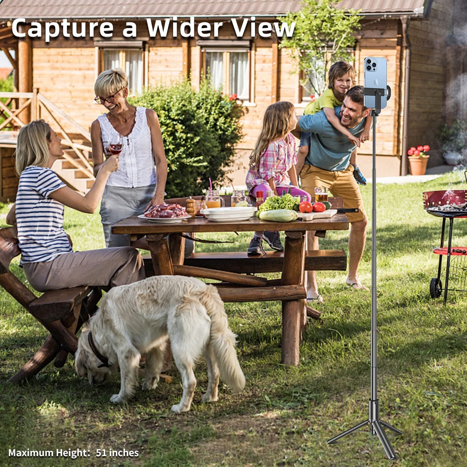 Selfie Stick Tripod for Iphone, Cell Phone Stand for Recording with Wireless Remote, Lightweight Tripod Stand for Iphone 13/12/12 Pro/12 Pro Max/11/11 Pro/X/Xr/Xs/8/7/6S,Android Samsung Smartphone  vimitty   