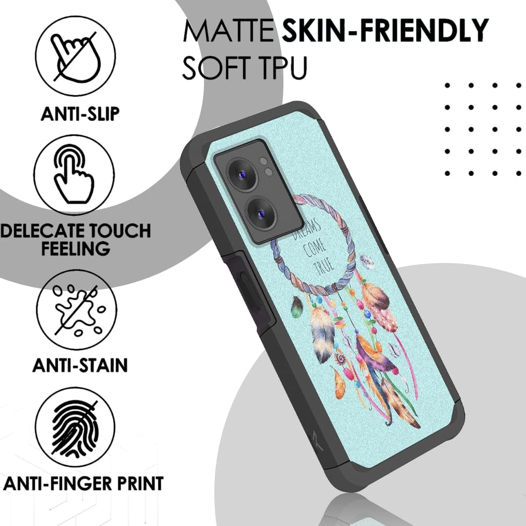 Hrwireless Compatible for Oneplus Nord N300 5G Phone Case Cover, Heavy Duty (Magnetic Mount Friendly) Series with Premium Minimalistic Design for Accidental Drops for Men Women Girls Boys  HRWireless   