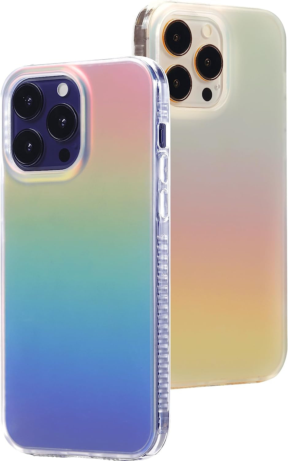 LONLI Hue - for Iphone 14 Pro Max (6.7-Inch) - Pearl Tort Phone Case for Women, Grils and Men  LONLI CO., LIMITED Rainbow 6.1-Inch 