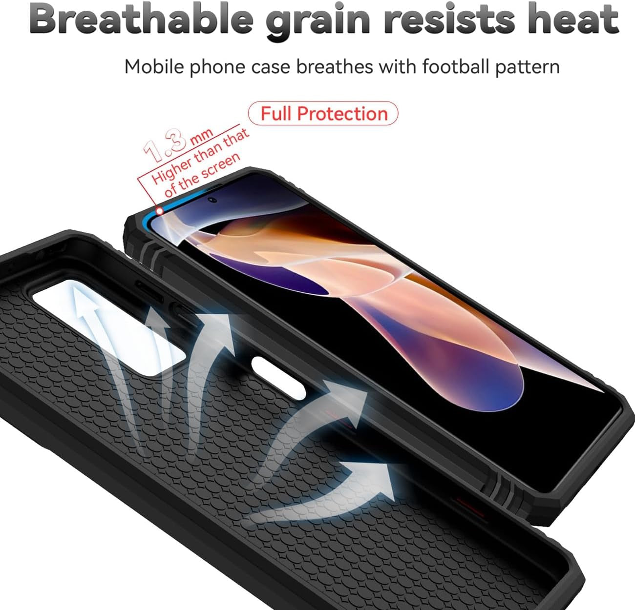 Yodueiv for Redmi Note 11 Pro 4G/5G/Redmi Note 11E Pro Case with Tempered Glass Screen Protector and Slide Camera Cover, Magnetic Ring Car Mount Holder Cover for Xiaomi Redmi Note 11 Pro 5G Black  Yodueiv   