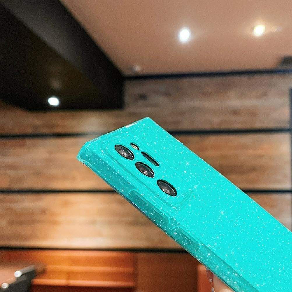 MINSCOSE Compatible with Samsung Galaxy Note 20 Ultra 5G Case,Cute Bling Glitter Thin Slim Shockproof TPU Sparkly Cover for Women Girl for Galaxy Note 20 Ultra 6.9 Inch-Mint Green  MINSCOSE   