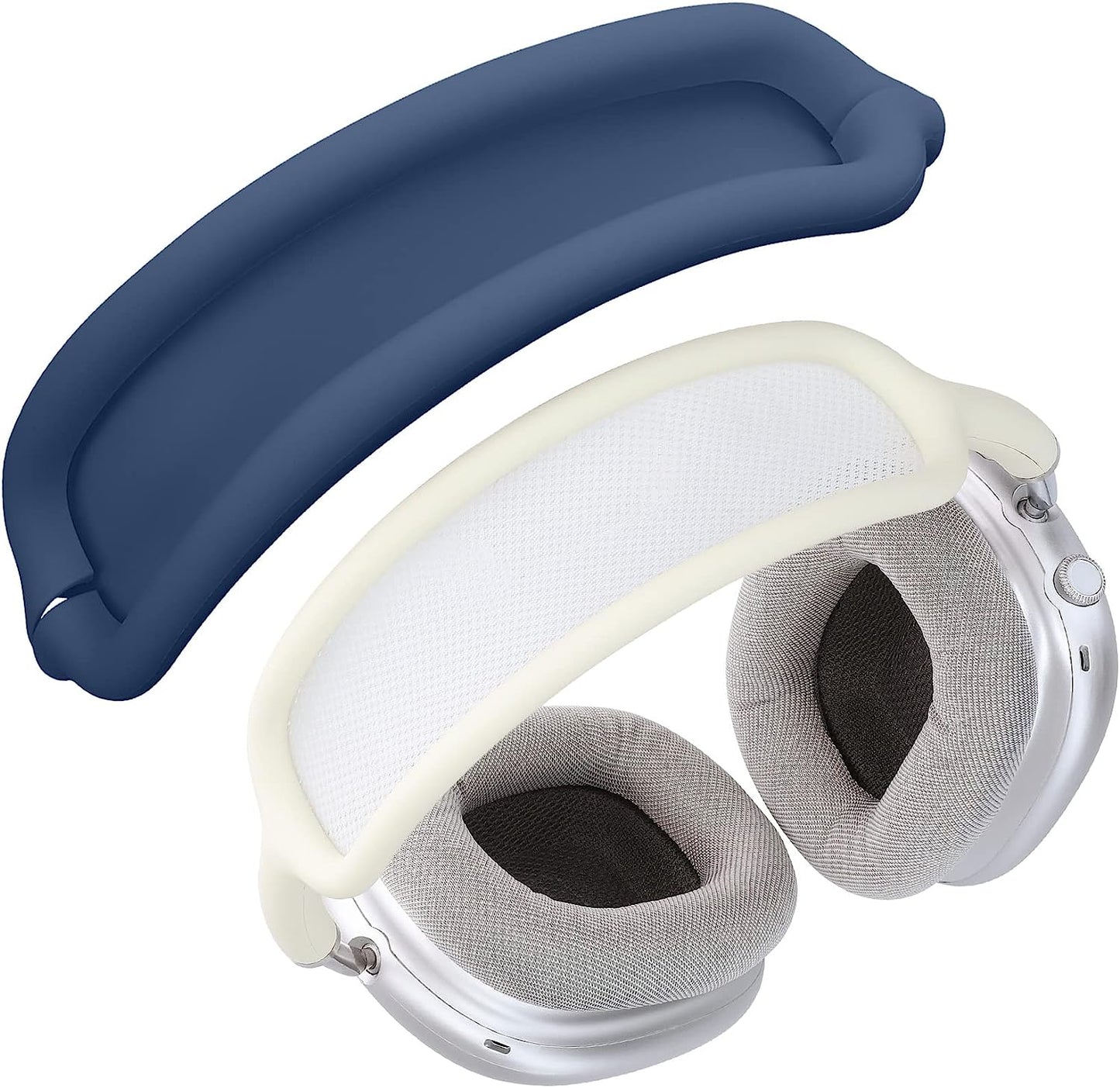 Kwmobile Headband Cover Compatible with Apple Airpods Max - Headphones Cover Protector Silicone - Dove Blue  KW-Commerce   