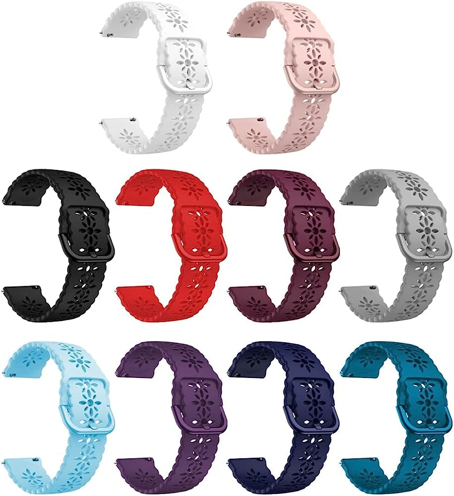 RAYESS NEW 20Mm Smart Watch Band for Garmin Vivoactive 3-3T/Venu 2 SQ Vivomovehr Forerunner 645 245M Silicone Strap Watchband Accessory  RAYESS   