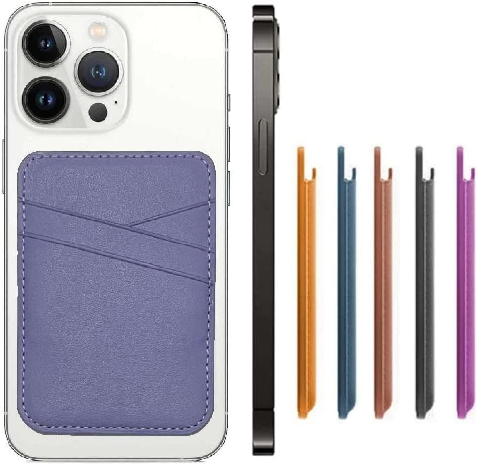 Magnetic 3 Card Slot Holder with Magsafe Wallet for Apple Iphone 14 Pro Max/14 Plus/14 Pro/14/13 Pro Max/13 Pro/13/13 Mini/12 Max/12/12 Pro/12 Mini, (Wisteria)  Tahamus   