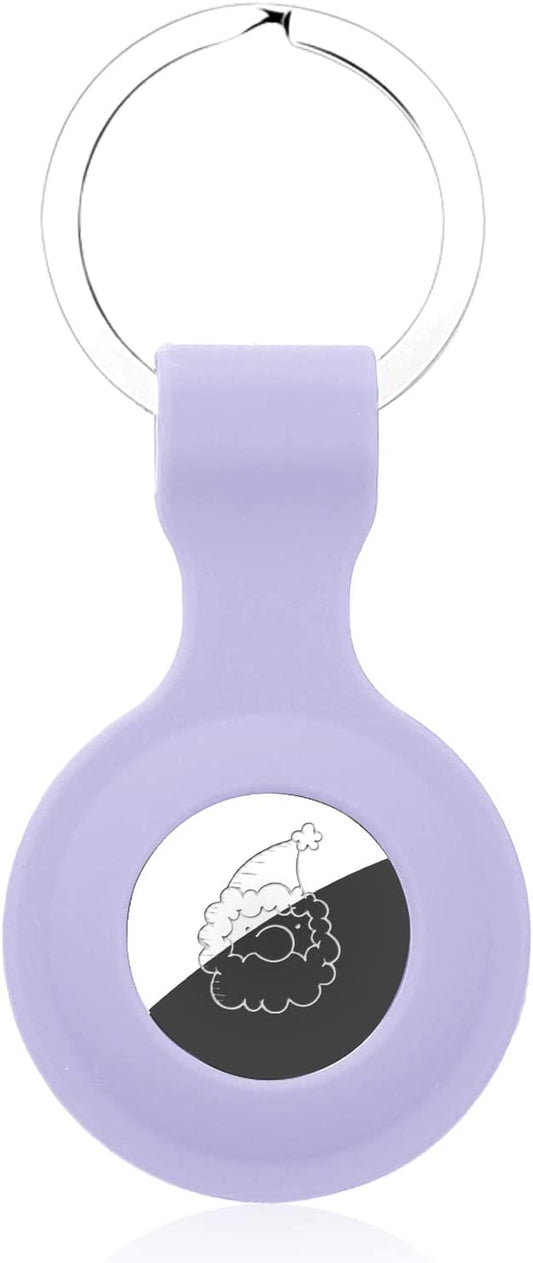 GAGAAL Case Apple Airtags, Keychain Airtags Case with Anti-Lost Key Ring, Protective Silicone Case for Apple Airtag 2021 Finder for Air Tag Tracker Holder Accessorie (Purple)  GAGAAL   