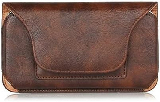 Premium PU Leather Belt Clip Holster Pouch Case for Iphone 8 Plus/Samsung Galaxy Note 8/S9 Plus/Lg G7/G7 Thinq/Lg V30/LG K30/LG V35 Thinq/Lg Stylo 4/Oneplus 6 (Brown)  HzYisida Inc   