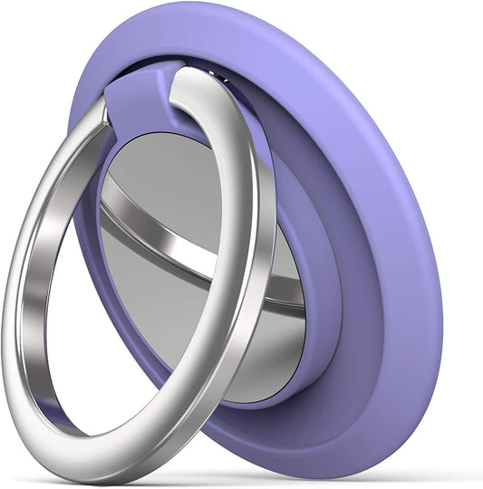 2 Pcs Phone Ring Holder Finger Kickstand, Cell Phone Ring Holder Finger Grip 360 Degree Rotation (Lilac)  YINHEXI   