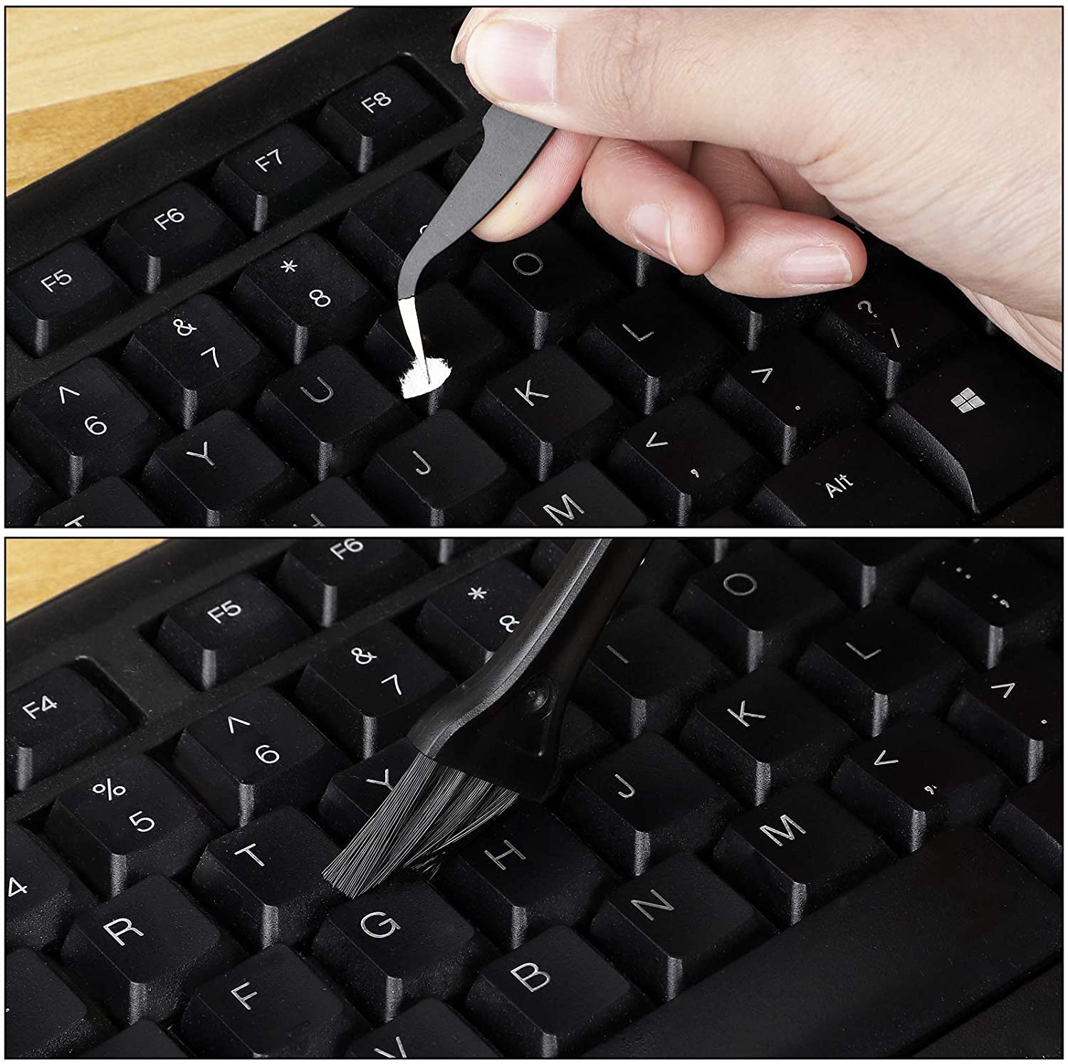 ADXCO 129 Pieces Cell Phone Cleaning Kit Camera Cleaning Kits USB Charging Port and Headphone Port Brush Set Compatible with Phone, Ios Android, Cell Phone, Electronics Cleaner  ADXCO   