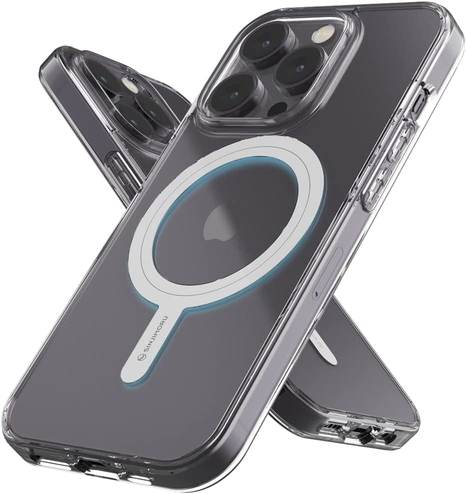Sinjimoru Shockproof Iphone Case with Magsafe, PC & TPU Clear Phone Case for Iphone Case for Magsafe. M-Airclo for Iphone 14 Pro  Sinjimoru Co.Ltd iPhone 14 Pro case  