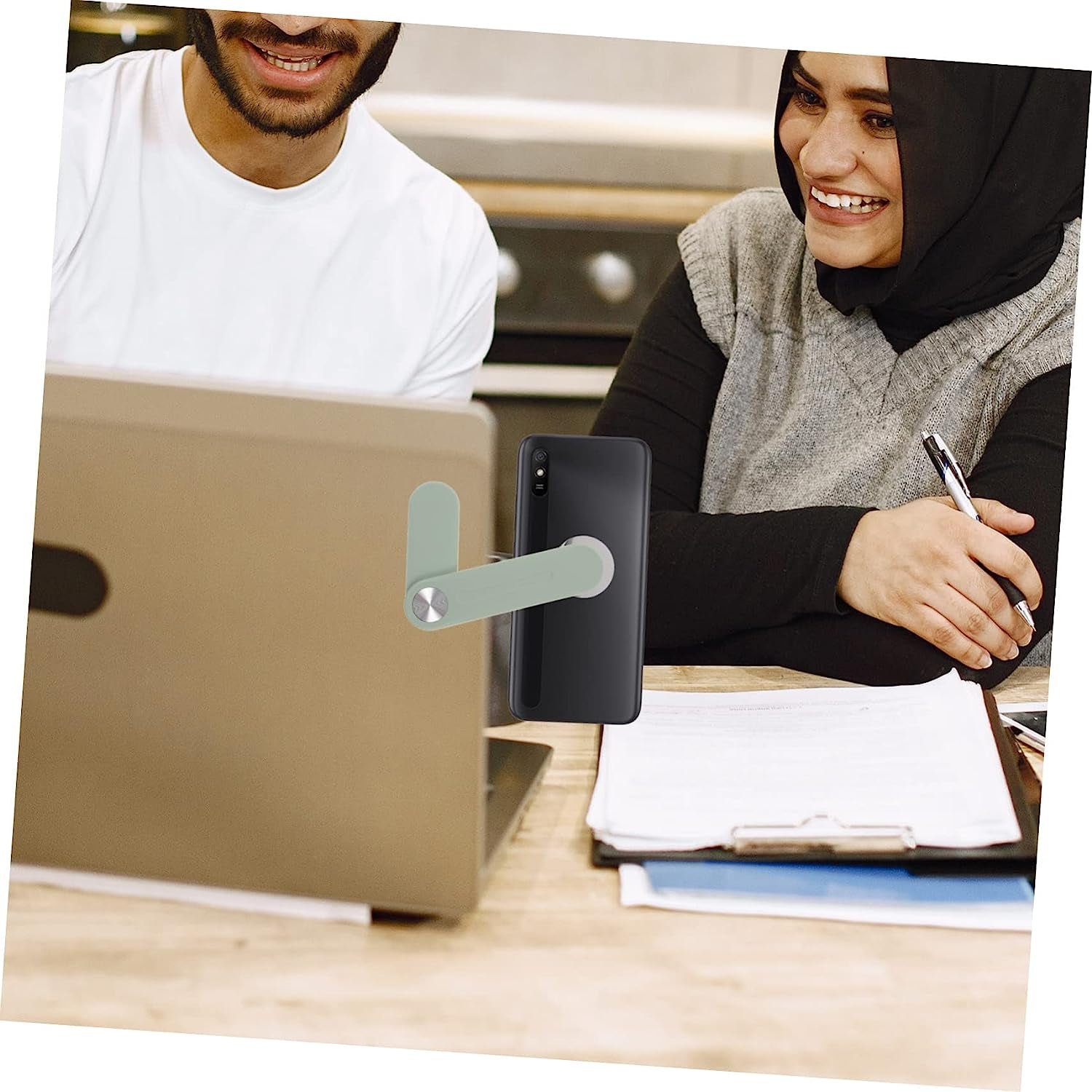 ULTECHNOVO 4Pcs Expand Mobile Phone Bracket Tablet Holder Magnetic Phone Mount Laptop Phone Holder Laptop Mount Smartphone Stand Laptop Magnetic Cell Phone Mount Magnetic Laptop Phone Holder  ULTECHNOVO   