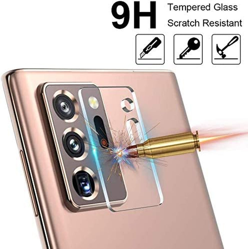 Rhidon [3 Pack] Camera Screen Protector for Samsung Galaxy Note 20 Ultra (6.9") Screen Protector Tempered Glass, Case Friendly Bubble Free Anti-Scratch Camera Lens Protector for Galaxy Note 20 Ultra  Rhidon   