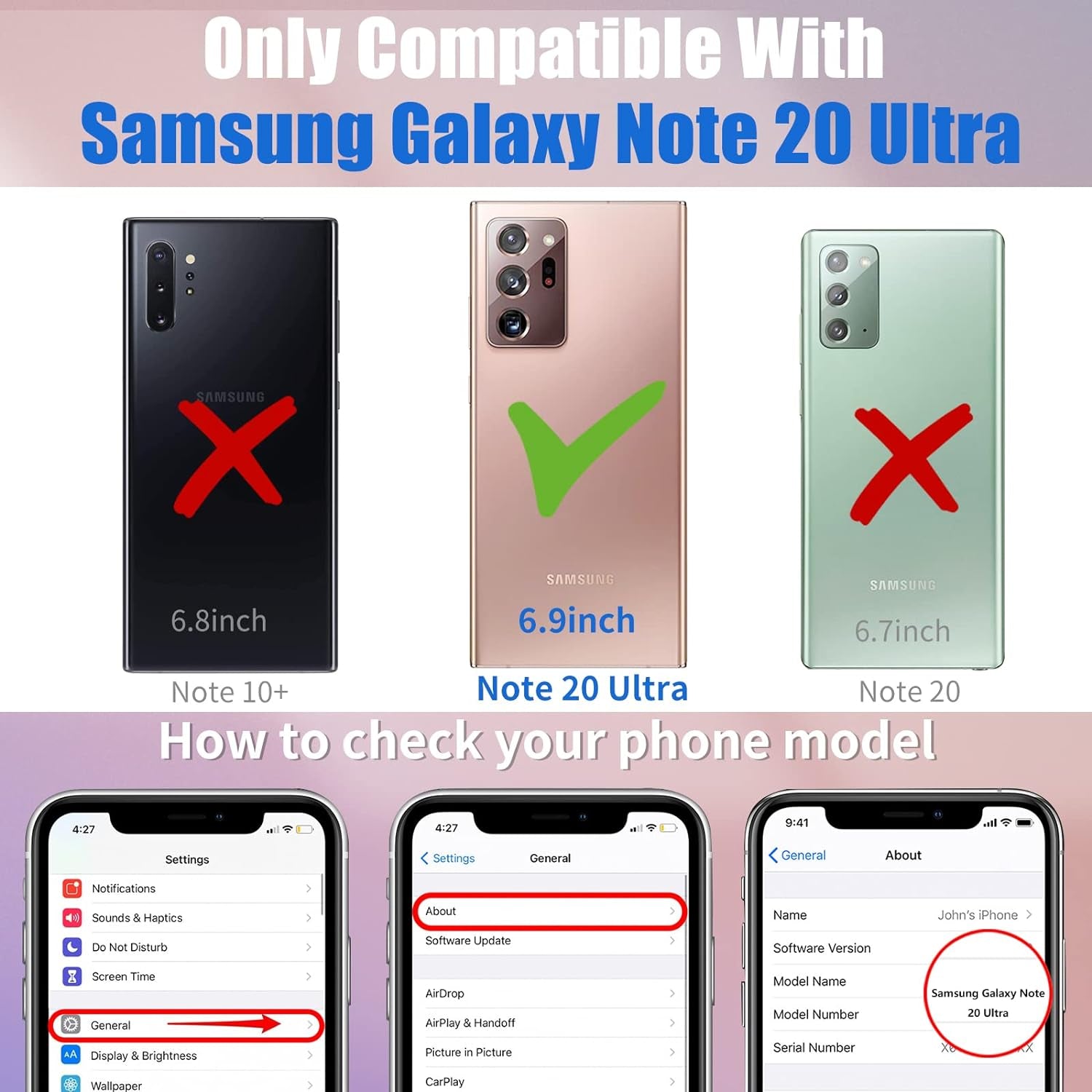 Ulirath for Samsung Galaxy Note 20 Ultra 6.9" Case Cartoon Dont Touch My Phone Designer Pattern Cover Cool Funny for Girly Girls Kids Boys Bumper Soft Protective Phone Cases for Galaxy Note 20 Ultra  Ulirath   