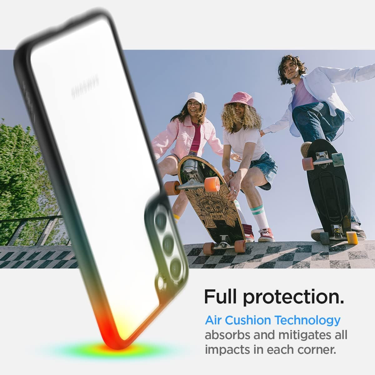 Spigen Ultra Hybrid Designed for Galaxy S22 Case (2022) - Matte Black  Spigen   