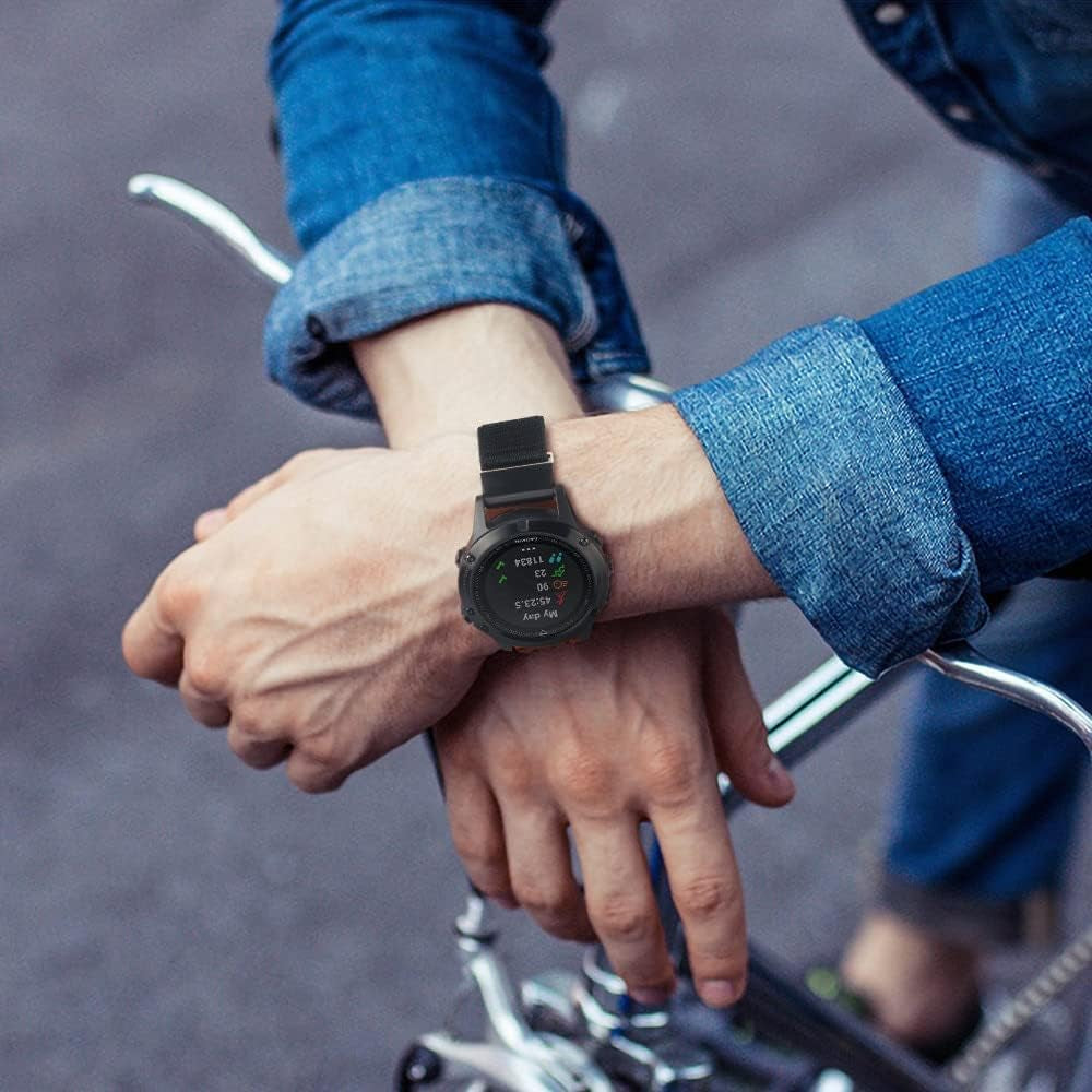 GHFHSG 22MM Smart Watchband Straps for Garmin Fenix 7 6 6Pro 5 5Plus Forerunner 935 S60 Epix Nylon Quick Release Wrist Band Accessories  GHFHSG   